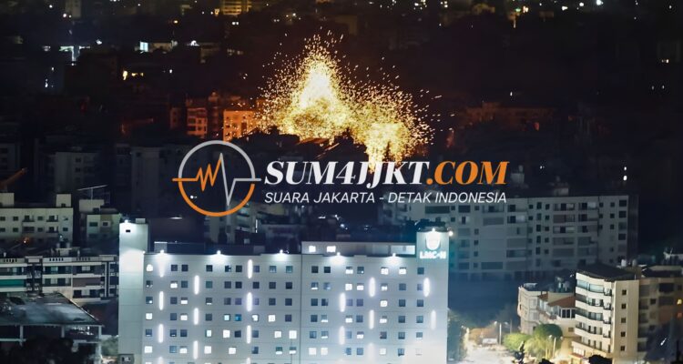 4 Serangan Udara Israel Hantam Apartemen di Pusat Beirut, Gedung Runtuh dan Kepanikan Meluas