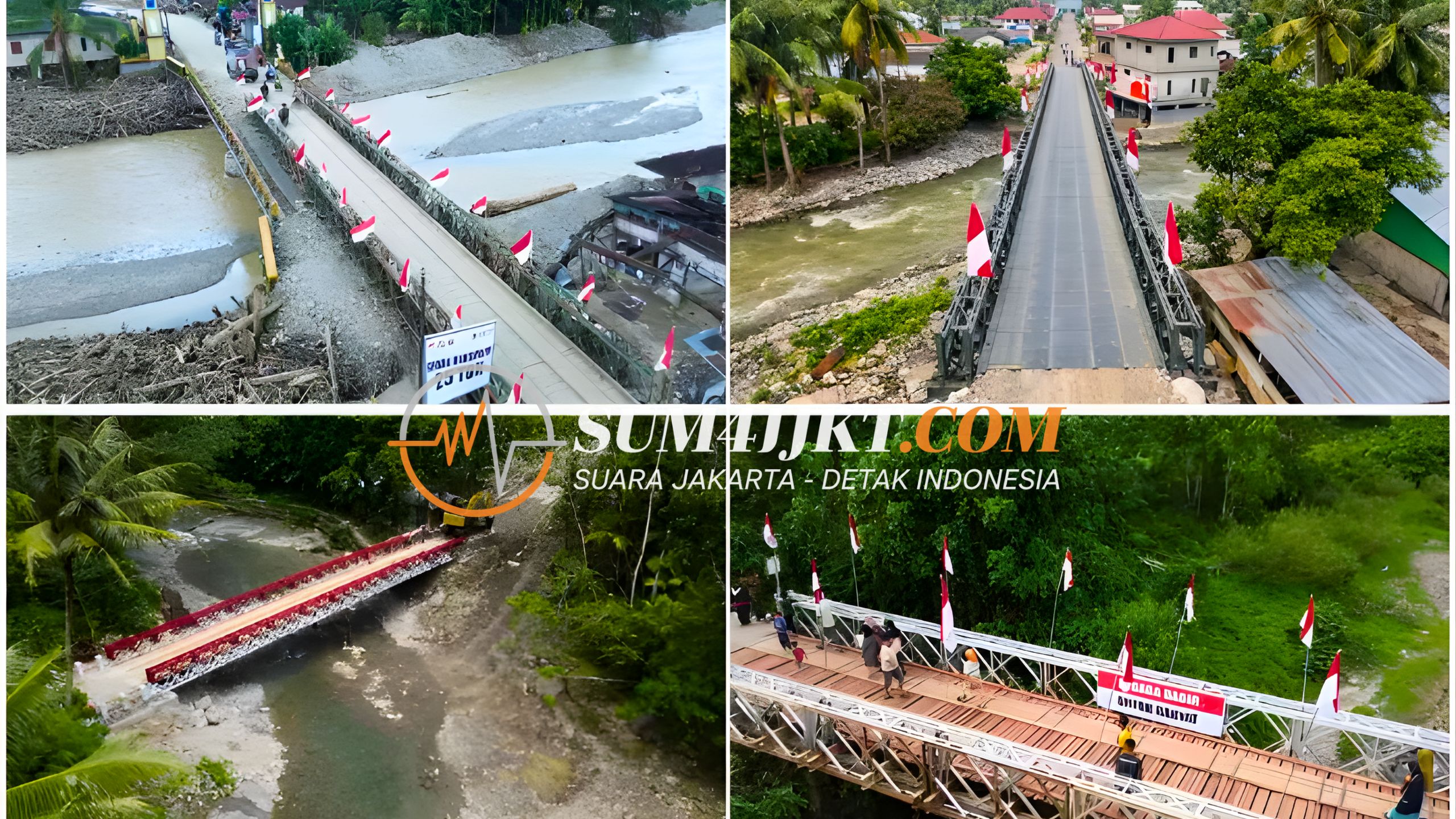 Jembatan Diposisikan Sebagai Infrastruktur Dasar yang Paling Cepat Mengubah Kehidupan Warga