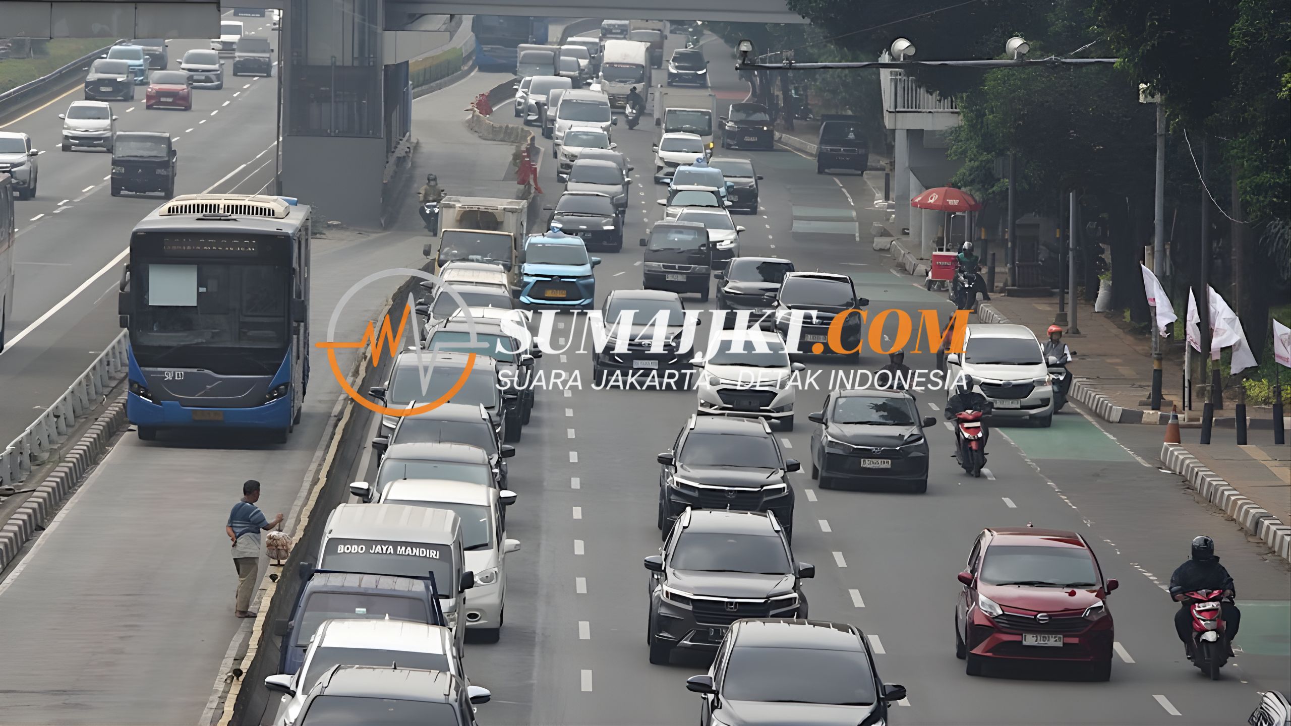 Fakta Keempat Jakarta Lengang Juga Terlihat di Banyak Ruas Utama Lain