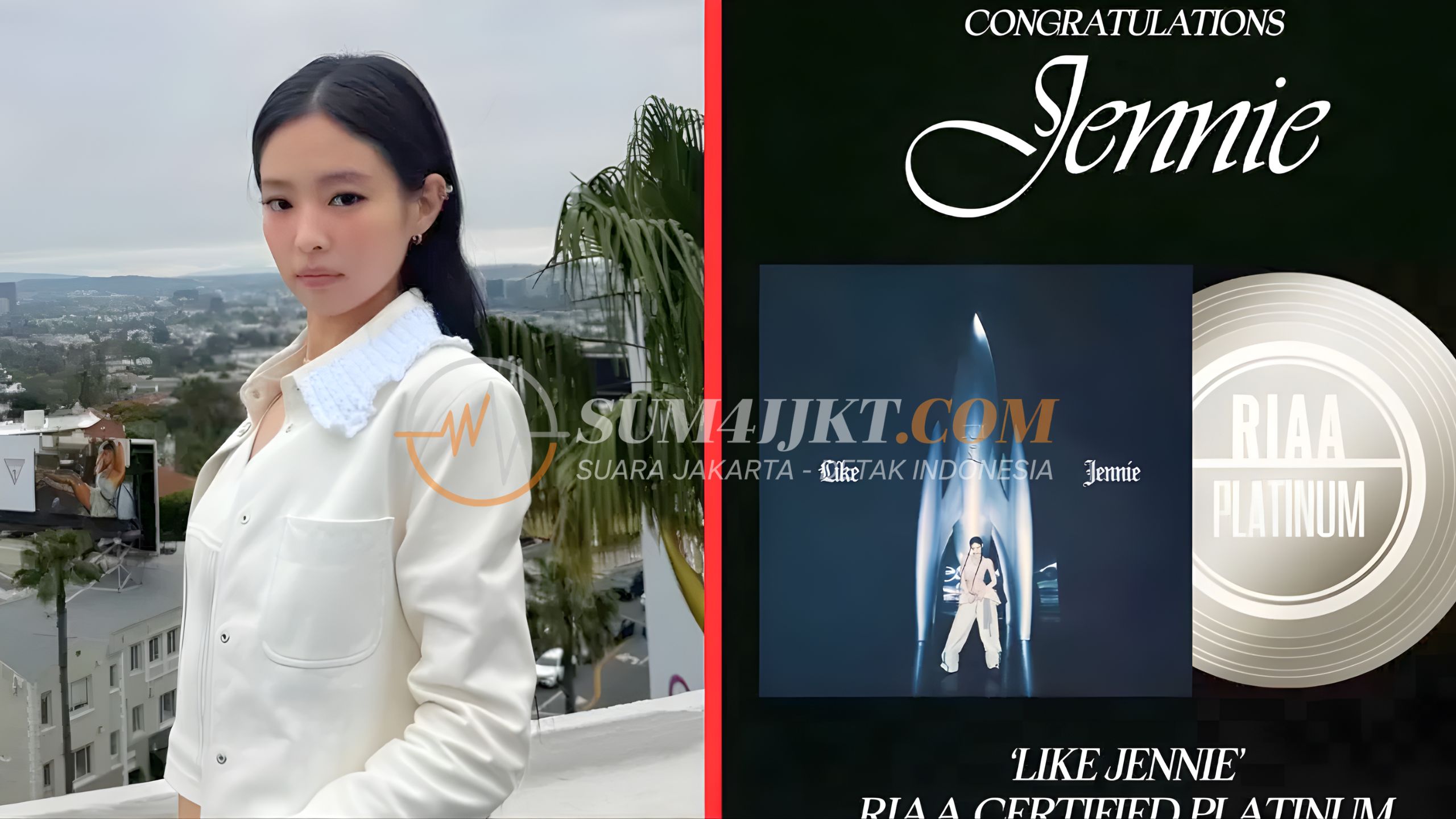 Jennie BLACKPINK Raih Platinum di AS untuk Lagu ‘Like Jennie’ – Prestasi Internasional