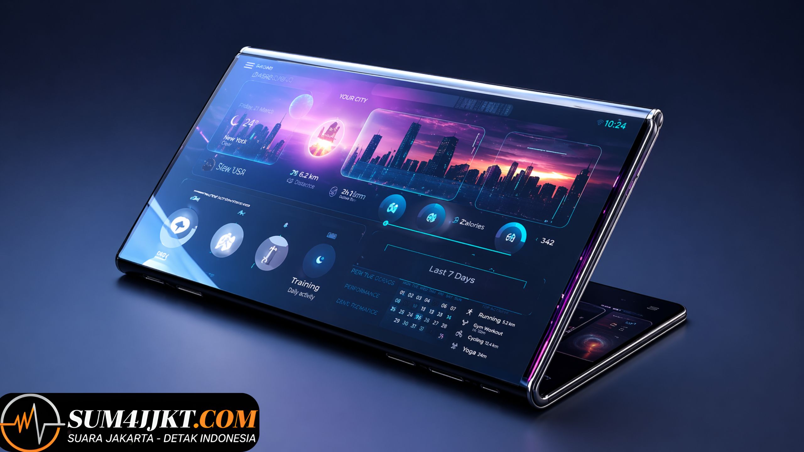 Teknologi Display Foldable Terus Dikembangkan, Inovasi Layar Masa Depan Makin Nyata