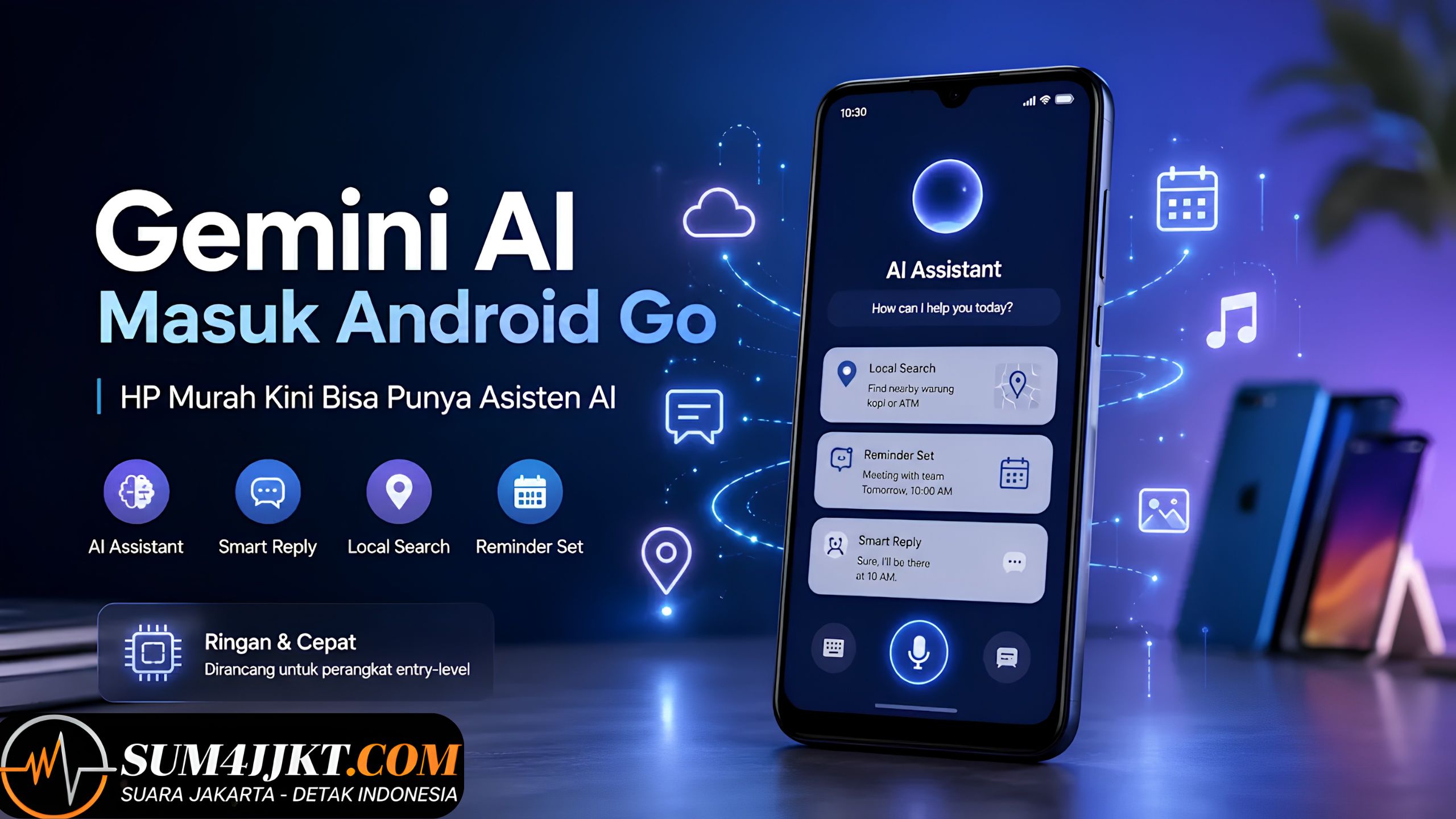 Teknologi AI Gemini Kini Tersedia untuk Lebih Banyak Jenis Smartphone