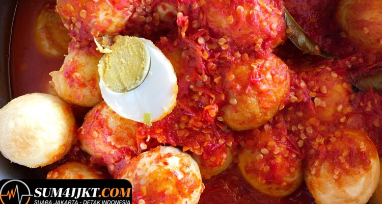 Resep Telur Balado Khas Padang, Pedas Nikmat dan Menggugah Selera