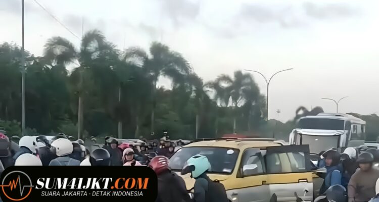 Simpang K-Square Batam Digegerkan Tabrakan Beruntun, Tiga Orang Terluka