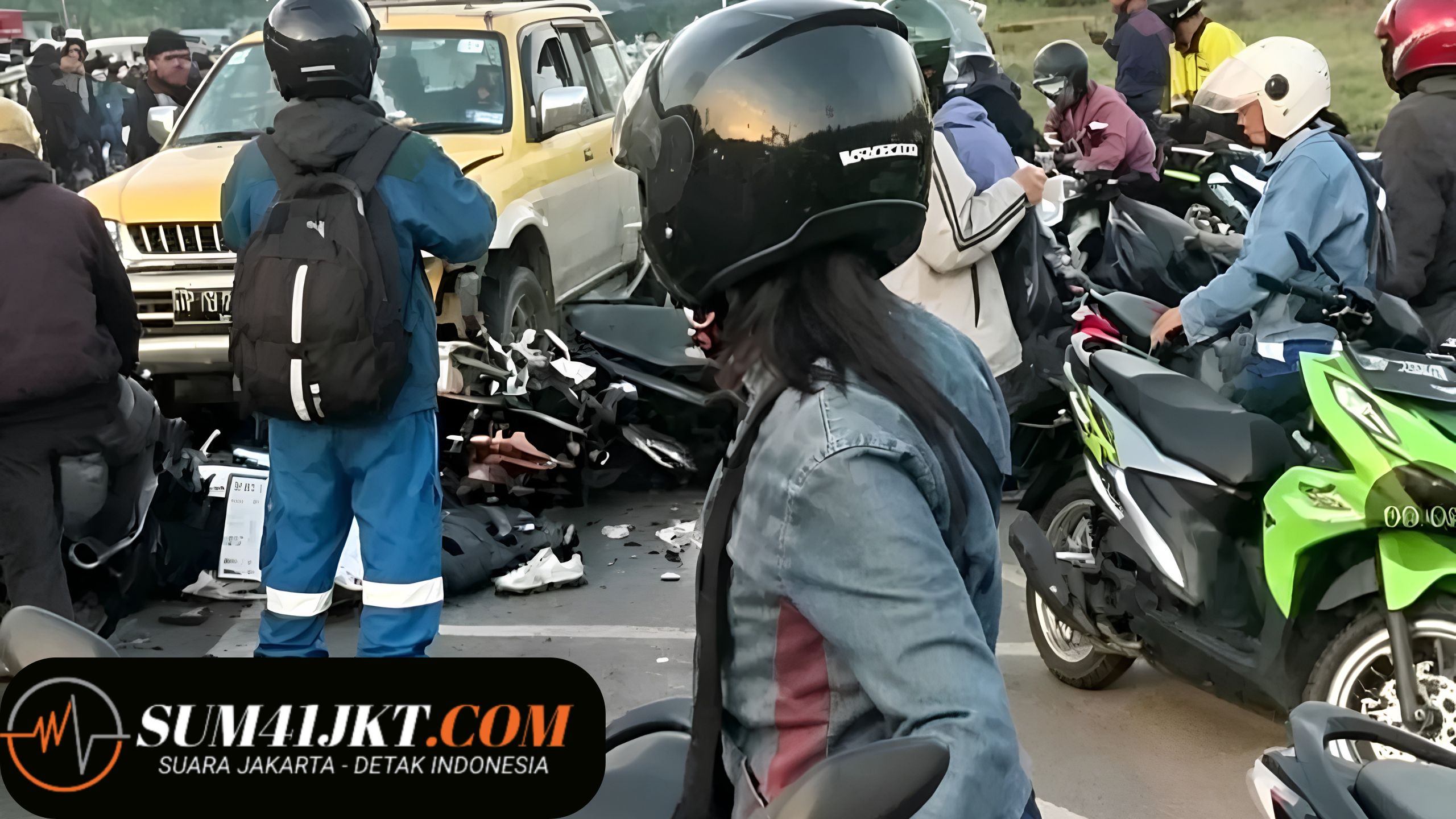 Kronologi Tabrakan Beruntun di Simpang K-Square Batam
